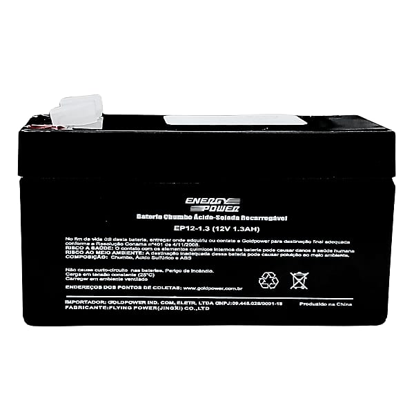 Bateria para Central de Alarme 12v