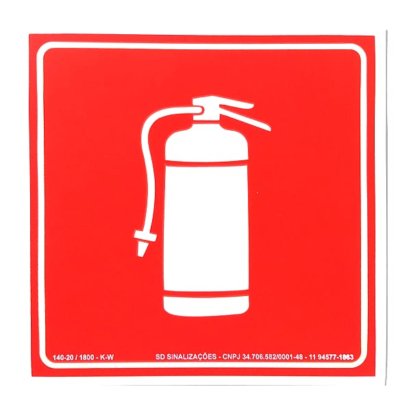 Seta Indicativa Extintor de Incendio