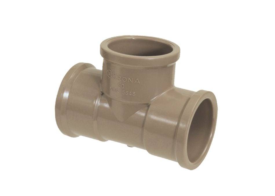 Te PVC 75mm