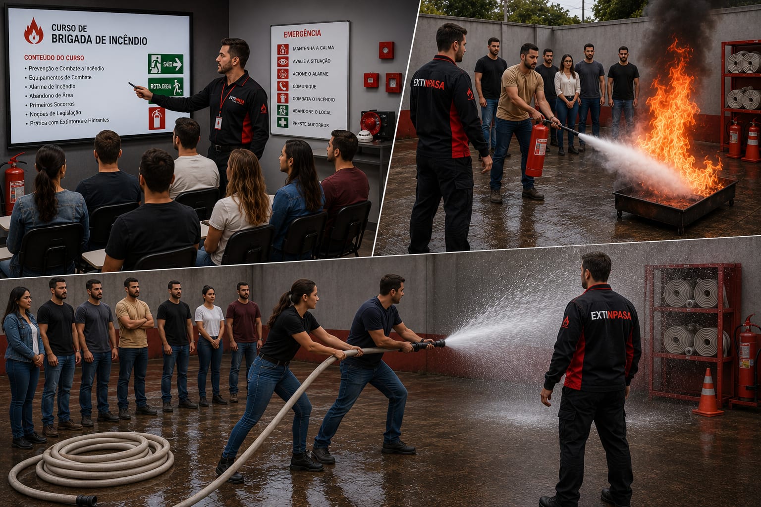 Treinamento de Brigada de Incêndio